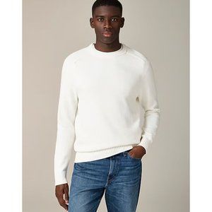 J.Crew Men's Heritage Cotton Crewneck Sweater Best Seller Sz M BI841